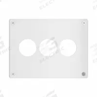 LEGRAND Wall Plate: Single Circular Opening, 3 Gang, White, Jumbo Size (MPN WSP33N911PS). Key specifications — Brand: LEGRAND; Material: Stainless Steel; Includes: Torx Security Screws.