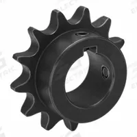 TSUBAKI Single Strand Sprocket: 60, For 3/4 in Chain Pitch, 1 7/16 in Bore Dia, 13 Teeth, Steel (MPN 60B13F-1G). Key specifications — Brand: TSUBAKI.