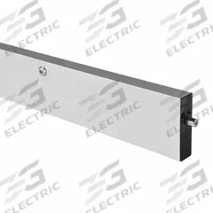 NATIONAL GUARD Automatic Door Bottom: Single Fin Insert, Aluminum, 48 in Lg, 2 1/4 in Wd, Aluminum (MPN 220NA-4). Key specifications — Brand: NATIONAL GUARD.