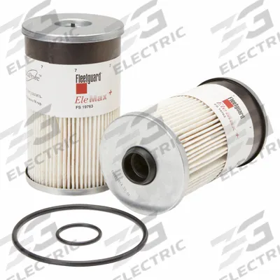 FLEETGUARD Automotive Fuel Filter: 14 3/16 in Overall Lg, 4 3/16 in Outside Dia - Cartridge Fuel Filters