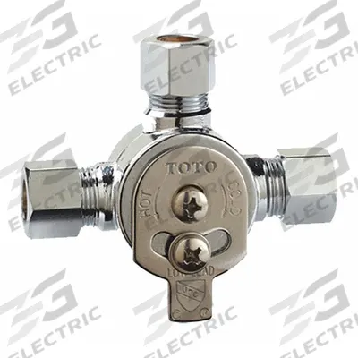 TOTO Mixing Valve: For TOTO EcoPower Series Series, Use with Hot/Cold Water - Faucet Mixing Valves