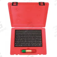 STARRETT Pin Gauge Set: No-Go (Minus), 0.061 in to 0.25 in, 0.001 in Dia Increment (MPN S4003-250). Key specifications — attr1182478: STARRETT; attr1182465: ZZ; attr1182466: +/-0.00020 in.