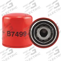BALDWIN FILTERS Oil Filter: B7499, LF17509, M27 x 2.0 Thread Size, 3 7/8 in Overall Ht, Oil, Case IH. Key specifications — Baldwin Interchange: B7499; FleetGuard Interchange: LF17509; Brand: BALDWIN FILTERS; Compatible Vehicle Make: Case IH; Includes: Standpipe; Media Material: Cellulose.