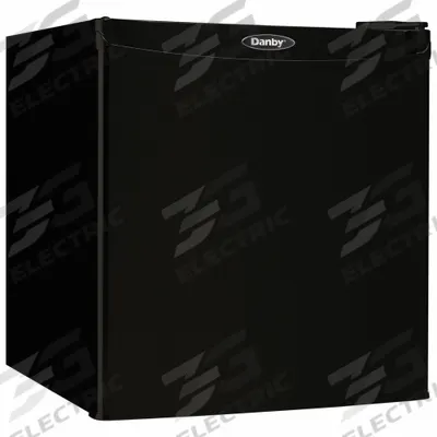 DANBY Mini Refrigerator with Freezer Section: Black, 1.6 cu ft Total Capacity - Mini Refrigerators