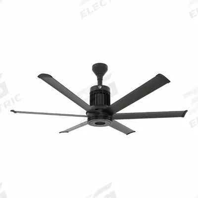 BIG ASS FANS Ceiling Fan: 9,676 cfm Airflow, 60 in Blade Dia, 7 Speeds, 100 to 277V AC - Industrial HVLS Ceiling Fans
