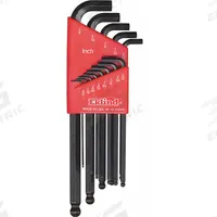 EKLIND Hex Key Set: 11 - 15 Pieces, Stubby-Ball-Hex-L Long, L, SAE, Single Ball End, Short, Holder (MPN 13113). Key specifications — attr1205553: Not Tether Capable; attr1205554: EKLIND; attr1205568: Black Oxide; attr1293176: 11 - 15 Pieces.
