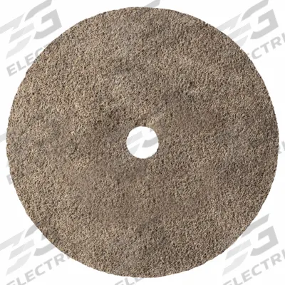 ARC ABRASIVES Unitized Non-Woven Wheels: 6 in Dia x 1 in W, 1 in Arbor Hole, Aluminum Oxide - Final Finishing Wheels for Carbon Steel & Soft Metals