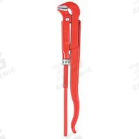 KNIPEX Pipe Wrench: Alloy Steel, 1 5/8 in Jaw Capacity, Serrated, 12 in Overall Lg, I-Beam, Chrome (MPN 83 10 010). Key specifications — attr309808: I-Beam; attr309815: Alloy Steel; attr324941: KNIPEX.