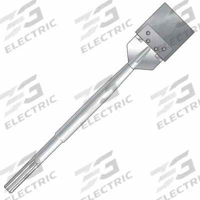 WESTWARD Floor Scraper: 6 in Head Wd, 25 in Overall Lg - Floor Scrapers for Rotary Hammer Drills