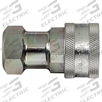AEROQUIP Hydraulic Quick Connect Hose Coupling: 5/8 in Coupling Size, Steel - 5600 Series Hydraulic Quick-Connect Coupling Bodies