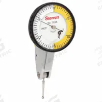 STARRETT Tilted-Face Dial Test Indicator: 0 in to 0.06 in, Horizontal, Inch, 0.0005 in (MPN 709BCZ). Key specifications — attr1184166: Snug and Rod Unit; attr1200917: Tilted-Face Dial Test Indicator; attr1184127: 709BCZ; attr1184167: STARRETT; attr1184108: 0.0005 in.