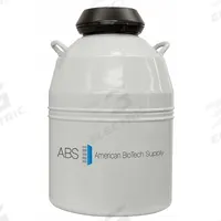 AMERICAN BIOTECH SUPPLY Cryogenic Canister: 34.8 L Capacity, 18 1/4 in Overall Dia, Aluminum (MPN ABS SSC 34). Key specifications — Brand: AMERICAN BIOTECH SUPPLY; Material: Aluminum; Includes: Canister.