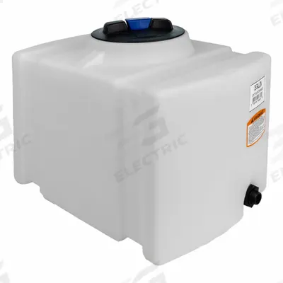 NORWESCO Utility Tank: 45 gal, Closed Top, 38 in x 18 in, 5 in Fill Opening Dia - Rectangular Horizontal Liquid Storage Tanks