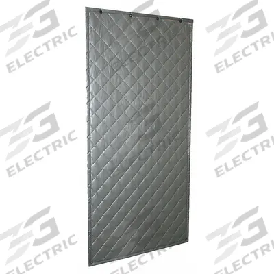 SOUND SEAL Acoustic Partition: 0.75 NRC, Gray, 8 ft Overall Lg, 4 ft Overall Wd - Fiberglass Acoustic Wall Panels
