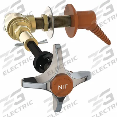 INSTOCK Fume Hood Fitting: Fume Hood Fittings, 2 3/4 in Overall Wd, 20 in Overall Lg