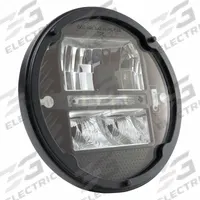GROTE LED Head Lamp: Headlight, LED, Heated, High Beam, Electrical Connection Included, H4 Connector (MPN 64H71-5). Key specifications — Heated: Heated; Lighting Technology: LED; Beam Type: High Beam; Electrical Connection: H4 Connector; Brand: GROTE.