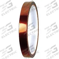 3M Electrical Tape: 3/4 in Wd, 36 yd Lg, 1 mil Thick, Polyimide Film, Silicone, Indoor, Amber, 12 PK (MPN 92, 3/4 in x 36 yd). Key specifications — Series: 92.