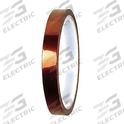 3M Electrical Tape: 3/4 in Wd, 36 yd Lg, 1 mil Thick, Polyimide Film, Silicone - High-Temperature Electrical Tape