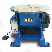 BAILEIGH INDUSTRIAL Welding Positioner: 19 in Turntable Dia, 1,100 lb Vertical Load Capacity (MPN WP-1100). Key specifications — Manufacturer Part Number: WP-1100; Brand: BAILEIGH INDUSTRIAL.