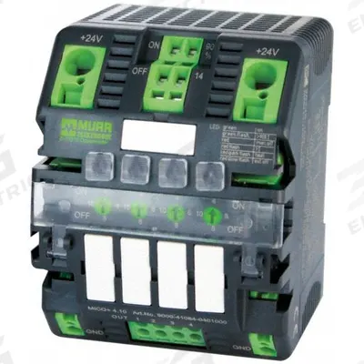 MURRELEKTRONIK Electronic Circuit Protector: MICO+, 4 Channels, 1 A/2 A/4 A/6 A Adj. - MICO+ Circuit Protection Modules