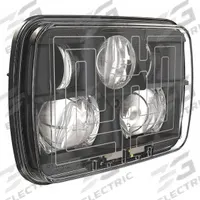 J.W. SPEAKER Headlight: Headlight, LED, Heated, High Beam/Low Beam, Recessed Mount, H4 Connector (MPN 8910 Evo 2). Key specifications — Heated: Heated; Lighting Technology: LED; Beam Type: Low Beam; Electrical Connection: H4 Connector; Mount Type: Low-Profile Panel Mount; Brand: J.W. SPEAKER; Mount Style: Recessed.