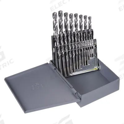 CHICAGO-LATROBE Jobber Length Drill Bit Set: 21 Pc, 1/16" to 3/8" by 64ths - NAS-Spec High-Speed Steel Jobber-Length Drill Bit Sets for Aerospace