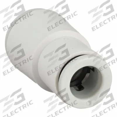 SMC Push-Fit Fitting: 8 mm OD x 10 mm OD Size, Push-to-Connect x Push-to-Connect - Polybutylene & Brass Tube Fittings