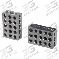SUBURBAN Tri-Block Pair: 2 Blocks, 23 Holes, 6 in x 4 in x 2 in, 0.0001 in Squareness (MPN B-246-H23-M). Key specifications — attr1181834: 0.0001 in; attr1181835: 2; attr1181837: 3/8 in -16 in Tapped; attr1181850: SUBURBAN.