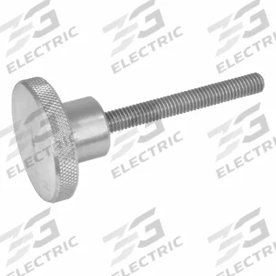 JW WINCO Knurled Screws; Knurled Hand Knobs: Knurled, Stainless Steel, 1/2"-13 Thread - Corrosion-Resistant Knurled Knobs with Threaded Stud