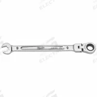 MILWAUKEE Combination Wrench: Chrome Vanadium Steel, Chrome, 9 mm Head Size, 155 7/8 mm Overall Lg (MPN 45-96-9609). Key specifications — attr309600: 9 mm; attr309611: Chrome; attr309610: Chrome Vanadium Steel; attr309604: No; attr309612: No; attr309613: No; attr309615: Yes; attr324932: MILWAUKEE.