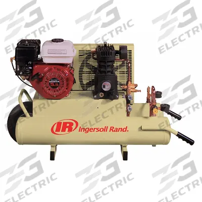 INGERSOLL RAND Portable Gas Air Compressor: 1 Stage, 5.5 hp Engine, Honda - Wheeled Portable Engine Driven Air Compressors