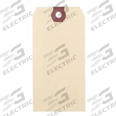 APPROVED VENDOR Shipping Tag: #7, 5 3/4 in Tag Ht, 2 7/8 in Tag Wd, 13 Points, Manila - Manila Shipping Tags
