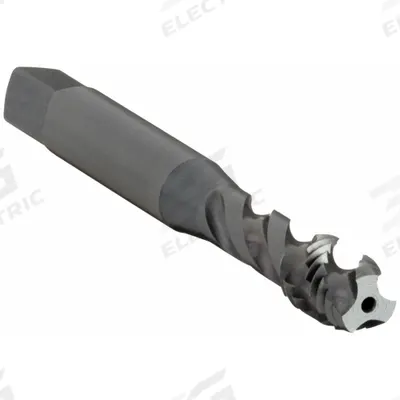 OSG Spiral Flute Tap: M8x1 Metric, D5 / 4H-6H, 3 Flute - Spiral-Flute Taps for Steel & Stainless Steel
