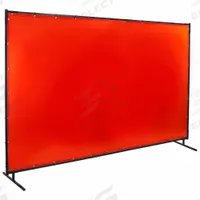 STEINER Welding Screens: Vinyl, 6 ft Ht, 10 ft Wd, Orange, 3/4 in Frame, Orange (MPN 548-6X10). Key specifications — Brand: STEINER; Screen Material Type: Vinyl.