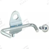 TRITON PRODUCTS Pliers/Wrench Tool Holder: 1/4 in_1/8 in Peg Hole, 3/4 in x 2 in x 1 1/2 in, 10 PK (MPN 72100). Key specifications — Finish: Zinc-Plated; Color: Silver; For Tool Type: Pliers; Includes: Screws; Locking System: Screw-In; Mounting Type: Surface; Material: Steel; Accessory Type: Pliers/Wrench Toolholder.