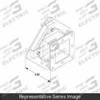 Wireway Nipple: 4 in Wd, 4 in Ht, 2 1/4 in Lg, Stainless Steel (MPN 1487CV2SS). Key specifications — Brand: HAMMOND MANUFACTURING; Material: Stainless Steel.