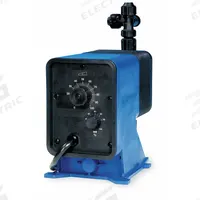 PULSATRON Chemical Metering Pump: Solenoid, 115V AC, 1/5 hp HP, PVC Head, CSPE/PTFE Diaphragm, 100:1 (MPN LD54SA-VTC1-XXX). Key specifications — Brand: PULSATRON; Diaphragm Material: CSPE/PTFE; Reproducibility: ±3.0%; Nameplate Voltage: 115V AC; Check Ball Material: Ceramic; Fitting Material: PVC; Seal Material: PTFE.