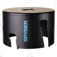 SPYDER Hole Saw: 4 in Saw Dia., 1 Teeth per Inch, 2 in Max. Cutting Dp, 1/2"-18 Thread Size (MPN 600042CF). Key specifications — attr1098070: 1; attr1098087: SPYDER; attr1098073: 1/2"-18.