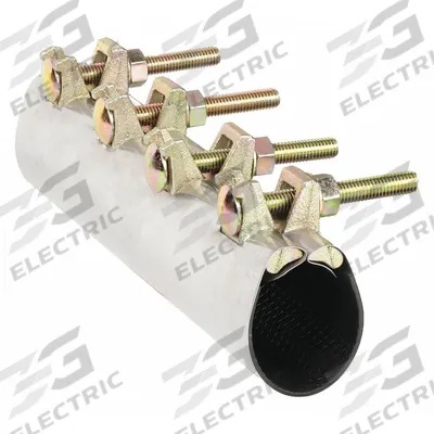 APPROVED VENDOR Repair Clamp: For 2 in Pipe, 12 in Overall Lg - Partial-Gasket Repair Clamps for Tube & Pipe