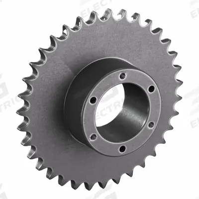 TRITAN Bushed Roller Chain Sprocket: For 60 Chain, 35 Teeth, 8.367 in Pitch Dia - Size 60 Bushed-Bore Roller Chain Sprockets