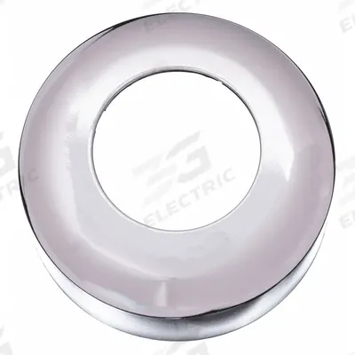 APPROVED VENDOR Flange: Steel, Chrome-Plated, 1 1/2 in Fits Pipe Size, Slip - Standard-Flange Escutcheons