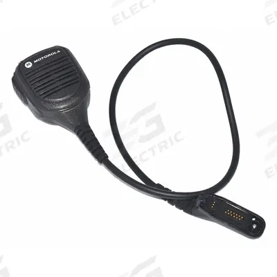 MOTOROLA Microphone: Fits Motorola, For XPR 6000 Series, 3.5 mm Jack, 24 in Cord - Motorola-Compatible Microphones & Speakers