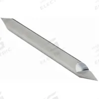 APPROVED VENDOR Engraving Tool: Pointed, Double End, Carbide, 30° Tip Angle, 0.008" Tip Dia, 4" OAL (MPN 723-312400)