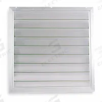 38.75"H-W 4.5"L Alu Intake Shutter Dampr: For 36 in Fan, Single Panel, 38 3/4 in H, 38 3/4 in W (MPN 4YN18). Key specifications — Airflow Direction: Horizontal; Blade Type: Flat Blade; Brand: DAYTON; Maximum Air Velocity: 2250 fpm; Mounting Position: Horizontal.