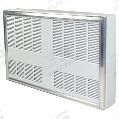 MARKEL PRODUCTS Electric Heavy Duty Wall Heater: Fan Forced, 6,000 W Watt Output, White - Surface-Mount Electric Cabinet Wall Heaters