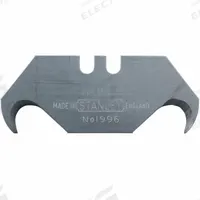 STANLEY Utility Blade: 1 7/8 in Blade Lg, 3/4 in Blade Wd, 0.024 in Blade Thick, Steel, 5 PK (MPN 11-983). Key specifications — attr307708: 21Y992; attr307711: Steel; attr307707: No; attr324888: STANLEY.