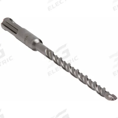 BOSCH Rotary Hammer Drill: 1/2 in Drill Bit Size, 4 in Max Drilling Dp, 6 in Overall Lg - SDS-Plus Concrete & Masonry Drill Bits