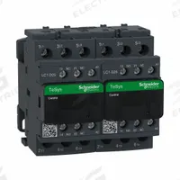 SCHNEIDER IEC Magnetic Contactor: Reversing, 3 Poles, 3NO Contacts, 25 A, 110V AC Coil (MPN LC2D25F7). Key specifications — Brand: SCHNEIDER; Integrated Surge Suppression: No.