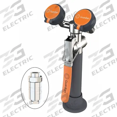 GUARDIAN EQUIPMENT Drench Hose: Std, Eyes Coverage, PVC Hose, 8 ft Hose Lg, Squeeze Handle - Counter-Mount Drench Hose Eyewash Stations