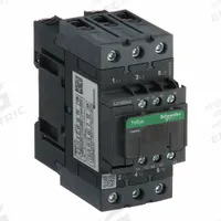 SCHNEIDER IEC Magnetic Contactor: Non-Reversing, 3 Poles, 3NO Contacts, 50 A, 120V AC Coil (MPN LC1D50AG7). Key specifications — Brand: SCHNEIDER; Integrated Surge Suppression: No.
